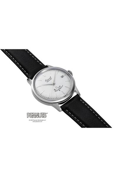 Orient Men's Limited Edition Mechanical Classic Peanuts Men’s Watch RA-AC0M16S, Silver Dial 38.4mm