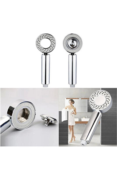 Lisinya Double-Sided High-Pressure Shampoo Tank Saving Shower Head ()
