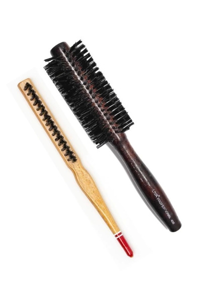 Lisinya Liva 408 & 690 Professional Fireproof Set Bun Hair Brush - 2 Pack -