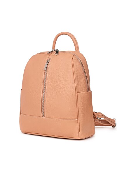 myOwn Σακίδιο πλάτης Silvio σε ροζ χρώμα από γνήσιο δέρμα