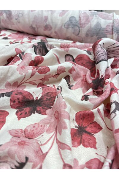 Kumaş Sevdası قماش موسلين منقوش من القطن العضوي بطبقة مزدوجة عرض مزدوج (عرض 150 سم) فستان قميص ملابس أطفال