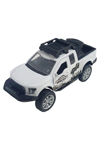 Lisinya سيارة تشييك بارك ميتال للطرق الوعرة 13 سم - أبيض (ليسينيا) TYGOO