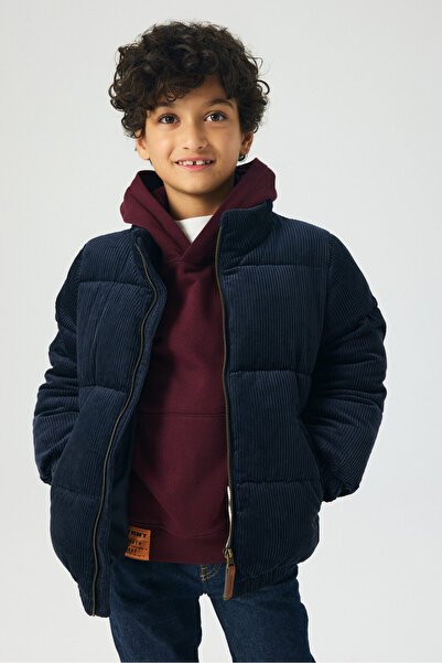 H&M Fitilli Kadife Pofuduk Ceket
