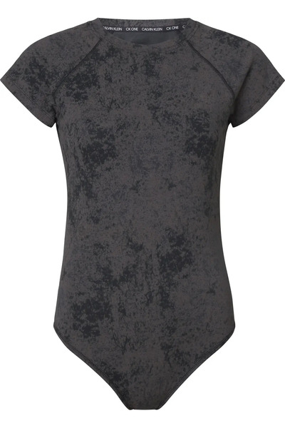 Calvin Klein BODYSUIT Kadın Antrasit T-Shirt