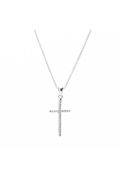 ElectraStore Colier Argint Pandantiv Cruce