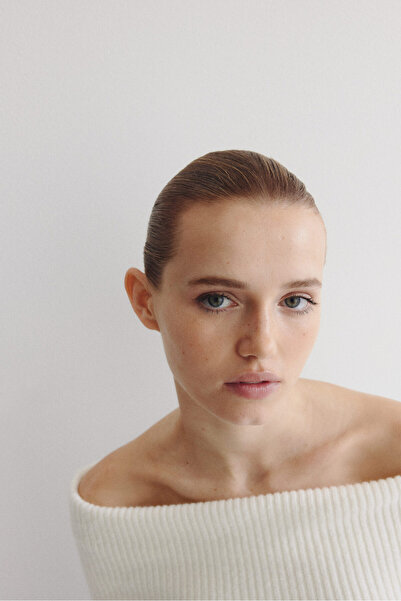 H&M Omuzları Açık Kazak