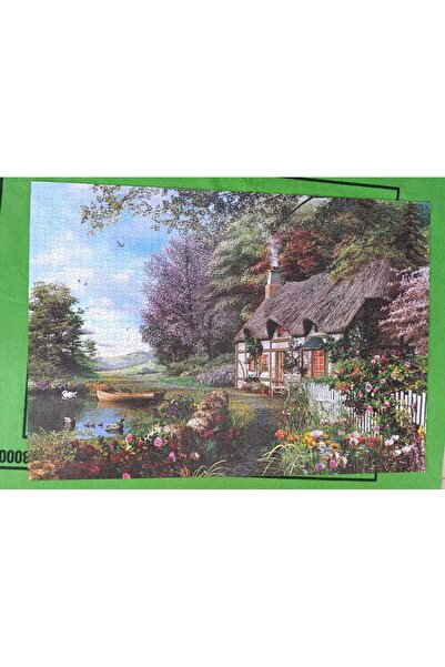 ART Şehirden Uzakta 3.000 parçalı tamamlanmış Puzzle Tablo