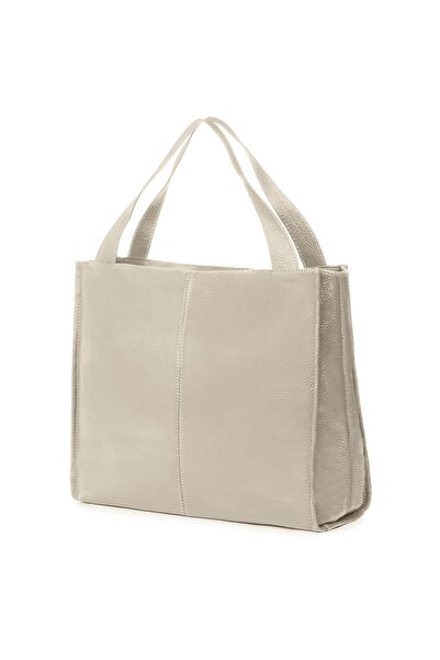 myOwn Γυναικεία τσάντα χειρός από δέρμα Naomi γκρι