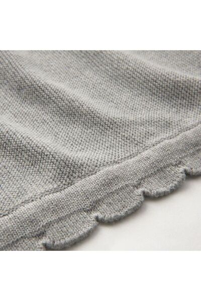 Generic Baby blanket, mesh/grey, 70x90 cm
