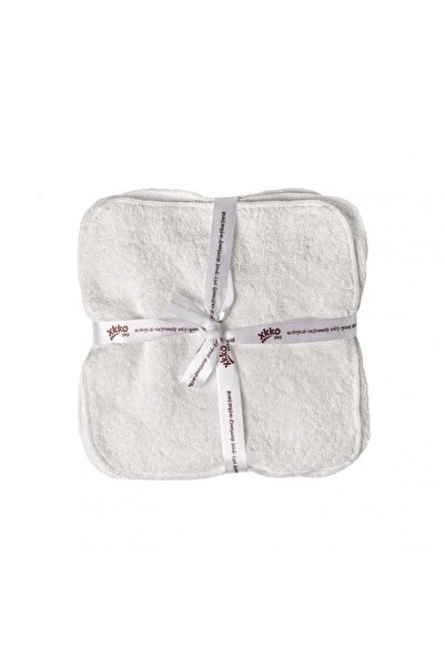 XKKO Set of 5 bamboo towels 21x21cm White