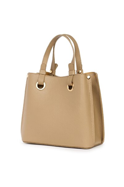myOwn Women's bag made of genuine leather Ilona beige