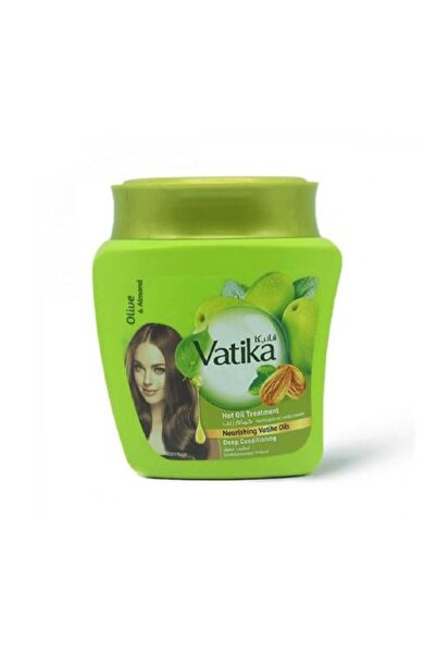 Vatika كريم ترطيب عميق للشعر بالزيتون واللوز - 500 جرام
