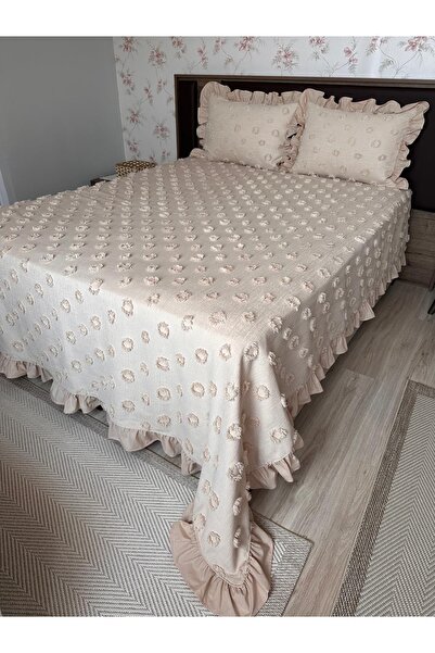 Doğa Ruffled Bedspread Double Size