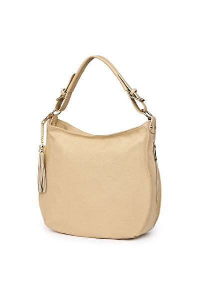 myOwn Geantă de damă din piele naturală Edina crem