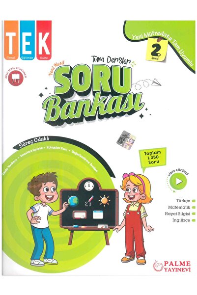 Palme Yayınevi 2.SINIF TÜM DERSLER YENİ NESİL SORU BANKASI *YENİ MÜFREDAT*