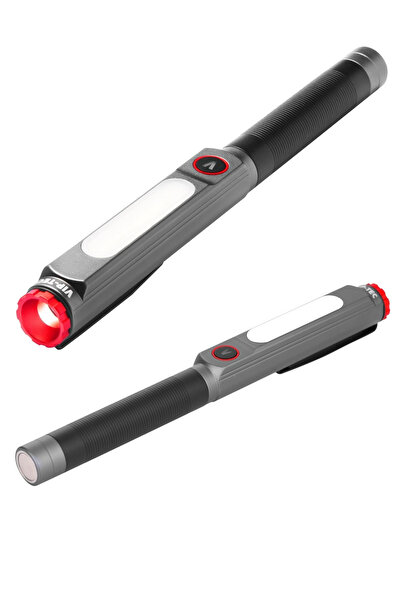 BİTERSE Pro 4 Modlu 500 Plus 200 Lümen Şarjlı Alüminyum Mıknatıslı Kalem Tipi...