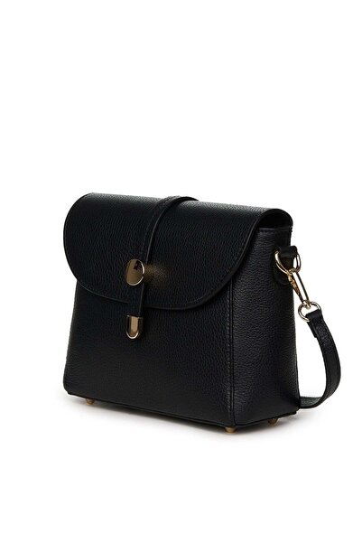 myOwn Women's purse made of genuine leather Laguna black