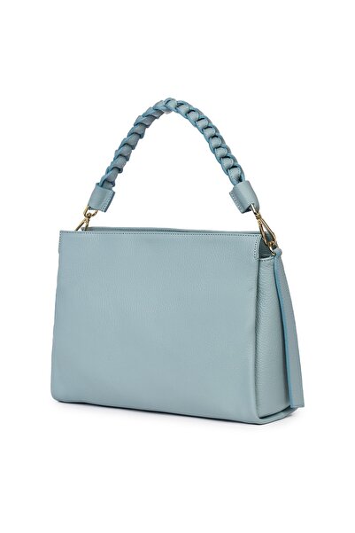 myOwn Geantă de damă din piele naturală Natalia albastră