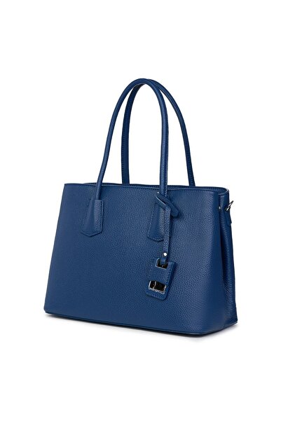 myOwn Γυναικεία τσάντα χειρός από δέρμα Valentina μπλε