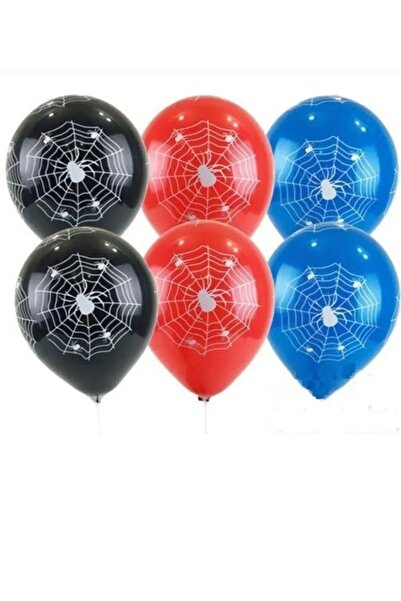 ALYA PARTİ 9 adet Örümcek Ağ Büyük boy Balon seti