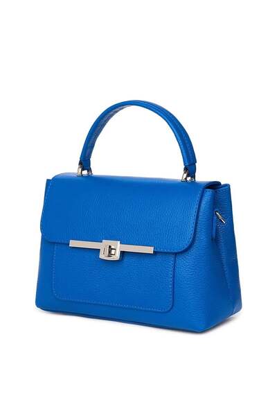 myOwn Μπλε τσάντα Sierra από γνήσιο δέρμα