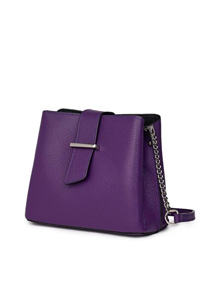 myOwn Poșetă mini Avery din piele violetă pentru femei
