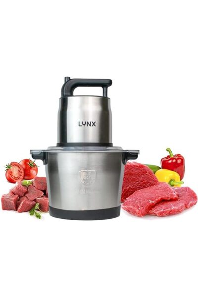 LYNX Electric Meat Grinder, 1200W Stainless Steel Food Processor with 6.5L Capacity (LY-CH-5007)