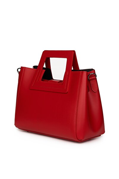 myOwn Γυναικεία τσάντα Armina από γνήσιο δέρμα σε κόκκινη απόχρωση