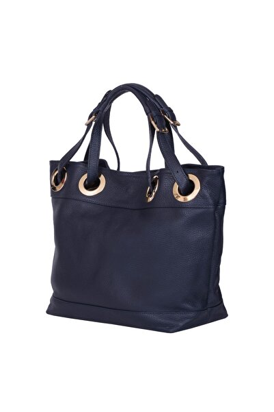 myOwn Women's genuine leather bag Stella navy blue
