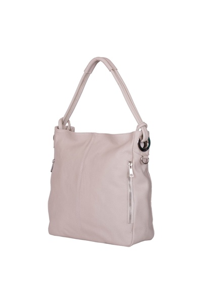 myOwn Women's bag made of genuine leather Mia cream