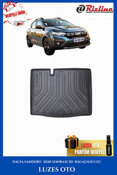 Rizline Dacia Sandero 3D Bagaj Havuzu 2025 uyumlu