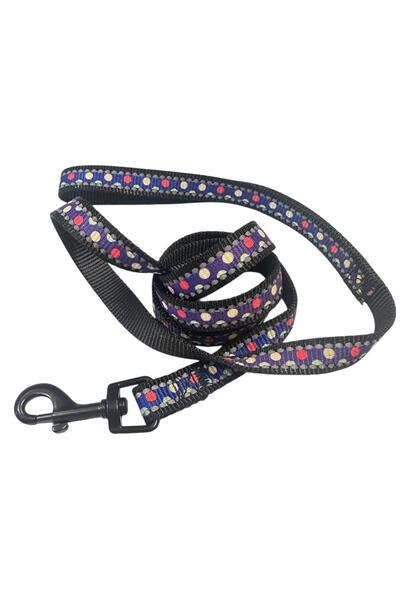 Nunbell Reflective, Dotted Dog Walking Collar (2 cm X 120 cm)
