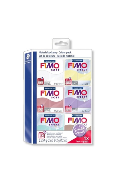 Genel Markalar Staedtler Fimo Soft Polimer Kil Seti 6 Renk X 57 Gr. Earth Col...