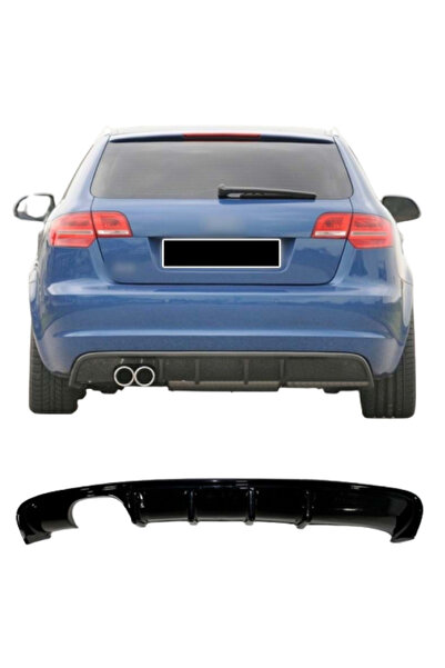 TÜRKSET Audi A3 8p (2008-2010) DİFÜZÖR (( PARLAK SİYAH ))