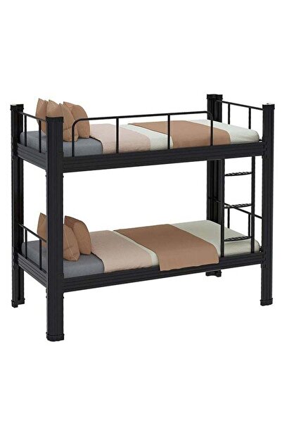 NKX Double Decker Bunker Bed Sturdy Metal Frame, Space-Saving Design