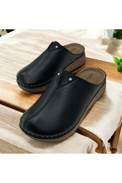 Apella Closed Front Winter Orthopedic Mother's Slippers Suitable for Daily Use