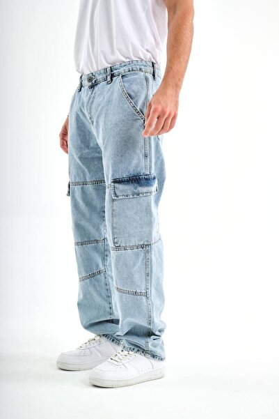 Butik Baggy cargo pocket jeans