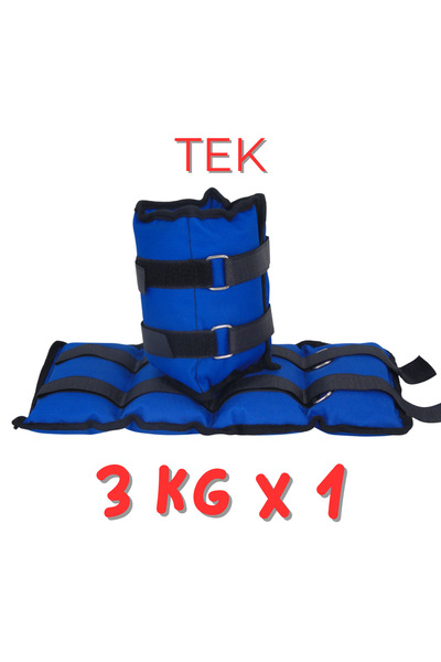 Om 3 kg 1 buc. Greutate albastră pentru mâini și glezne, terapie fizică, exercițiu de reabilitare, greutate de nisip