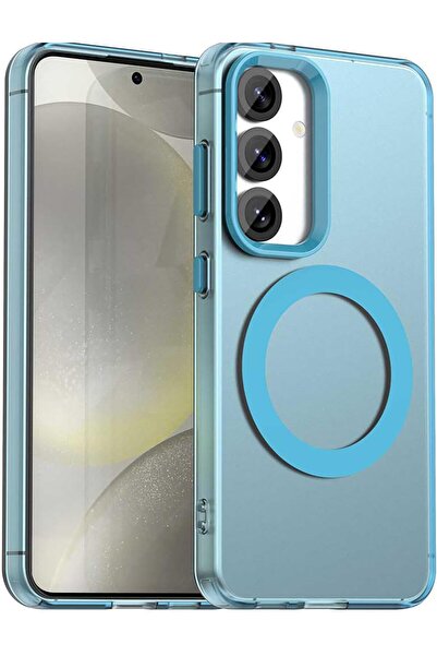 m.tk moveteck Samsung Galaxy S25 FE Kılıf Kamera Çıkıntılı Mat Magsafe Özelli...