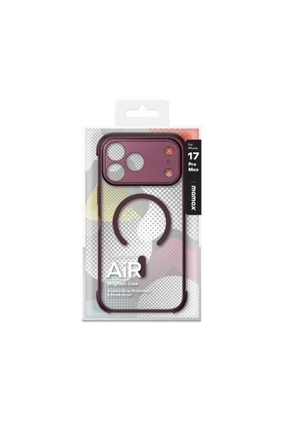 Momax CaseForm AiR Magnetic Case iPhone 17 Pro Max uyumlu