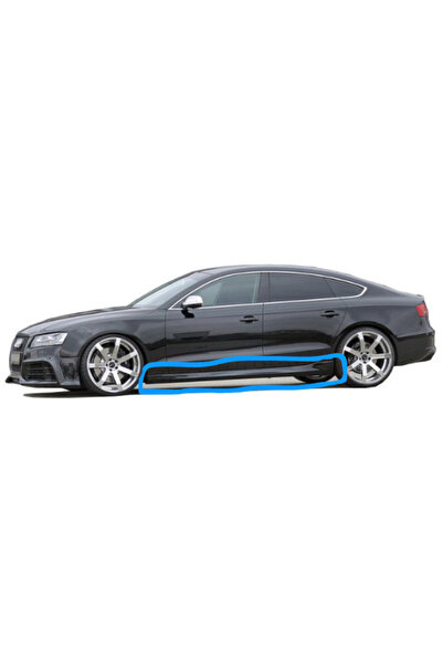 TÜRKSET Audi A5 8P3 2008 - 2016 Sportback 4 Kapı RS5 Yan Marşpiyel Seti (( BO...