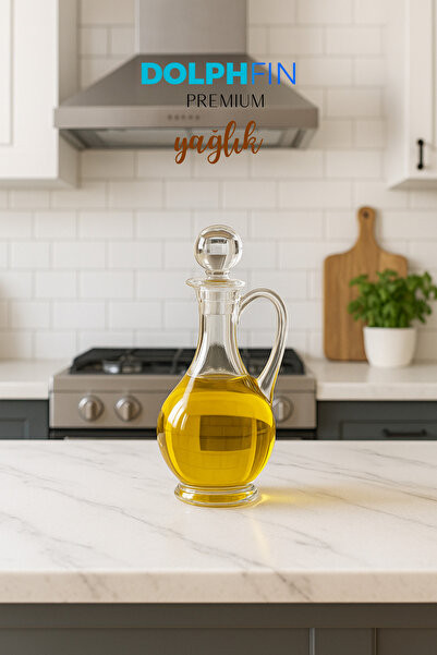 DolphFin Premium Yağlık Kırılmaz Şişe Yağdanlık Sirkelik
