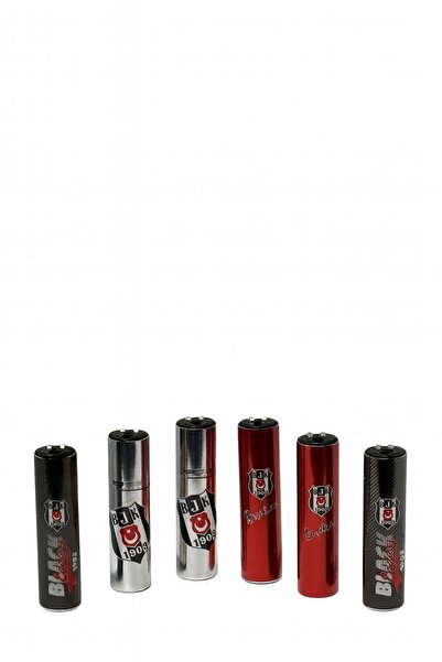 melmus Beşiktaş Logolu Metal Çakmak 6’lı Set – Şık ve Dayanıklı Tasarım