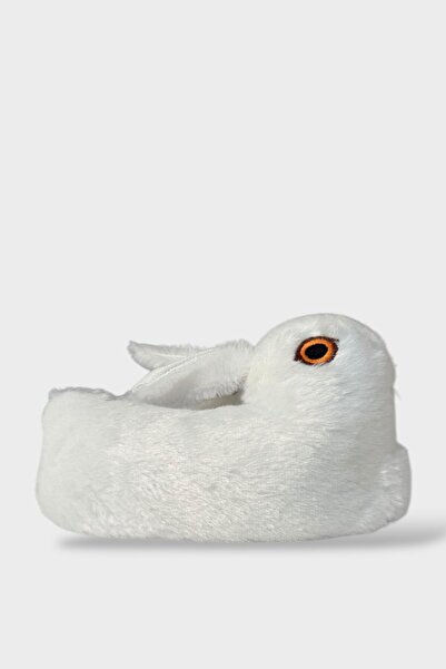 Liger Rabbit Model Inflatable Plush Children's Slippers White