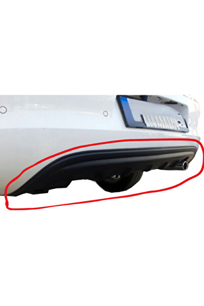 TÜRKSET CİTROEN C-ELYSEE ARKA DİFÜZÖR (( PARLAK SİYAH ))