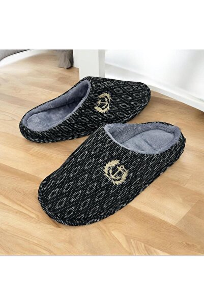 Lion Winter Indoor Fur-Lined Men's Guest Slippers