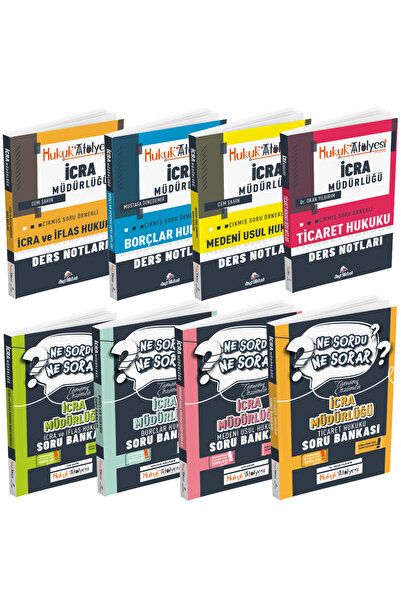 Dizgi Kitap Hukuk Atölyesi İcra Müdürlüğü Ders Notları ve Ne Sordu Ne Sorar S...