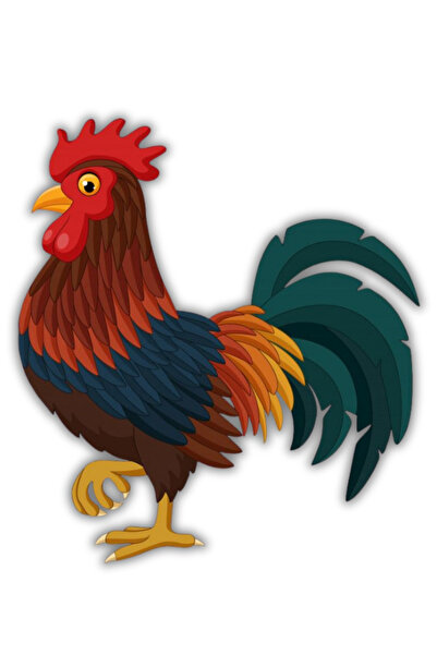 Woobizo Hayvanlar Ahşap Buzdolabı Magneti – Buzdolabı süsü-Hediyelik Magnet 10