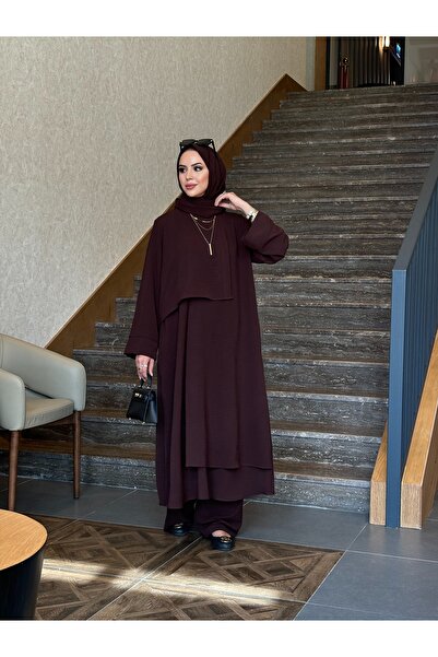 sevannaluxurydesign Asymmetrical Detail Tunic & Pants Set