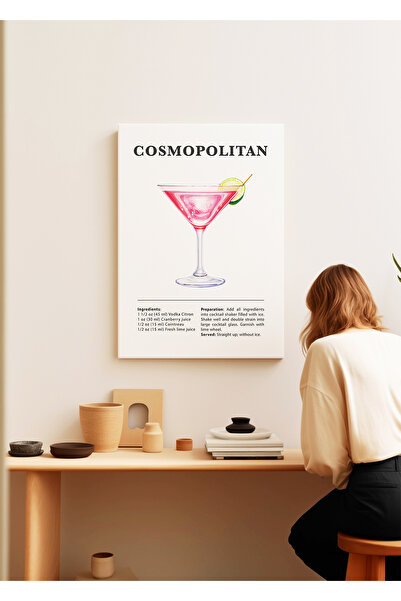 ARTHOUSECOLLECTIVE Cosmopolitan - Colecția Cocktail - Pictură pe pânză